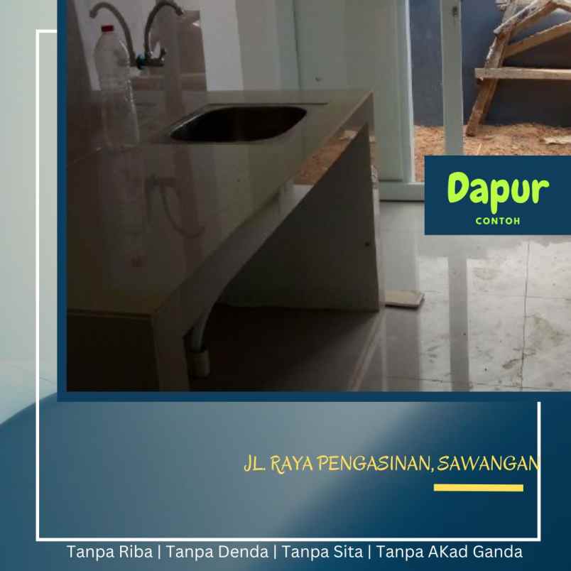 dijual rumah pengasinan sawangan depok