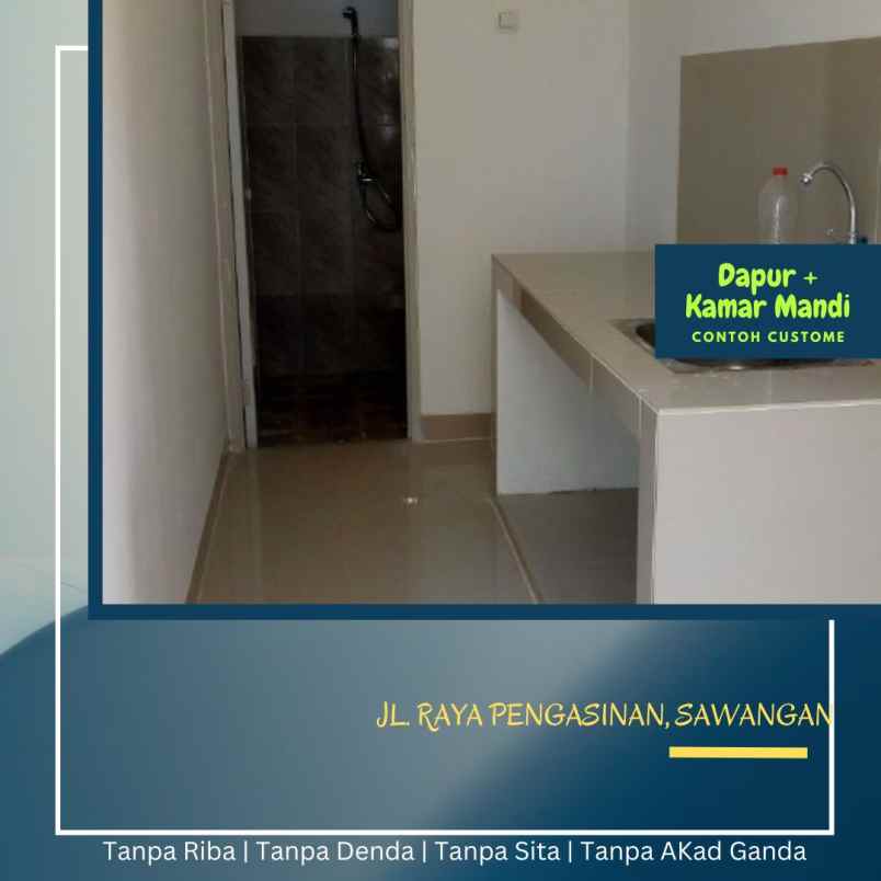 dijual rumah pengasinan sawangan depok