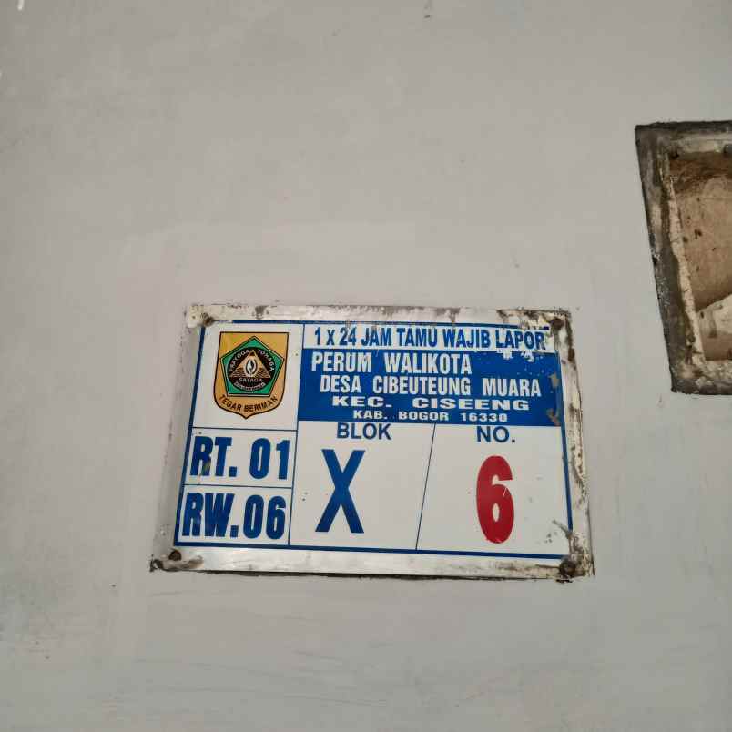 dijual rumah perum walikota blok x 6