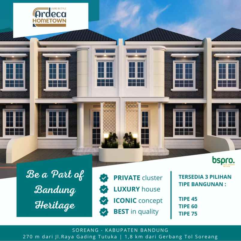 dijual rumah soreang bandung