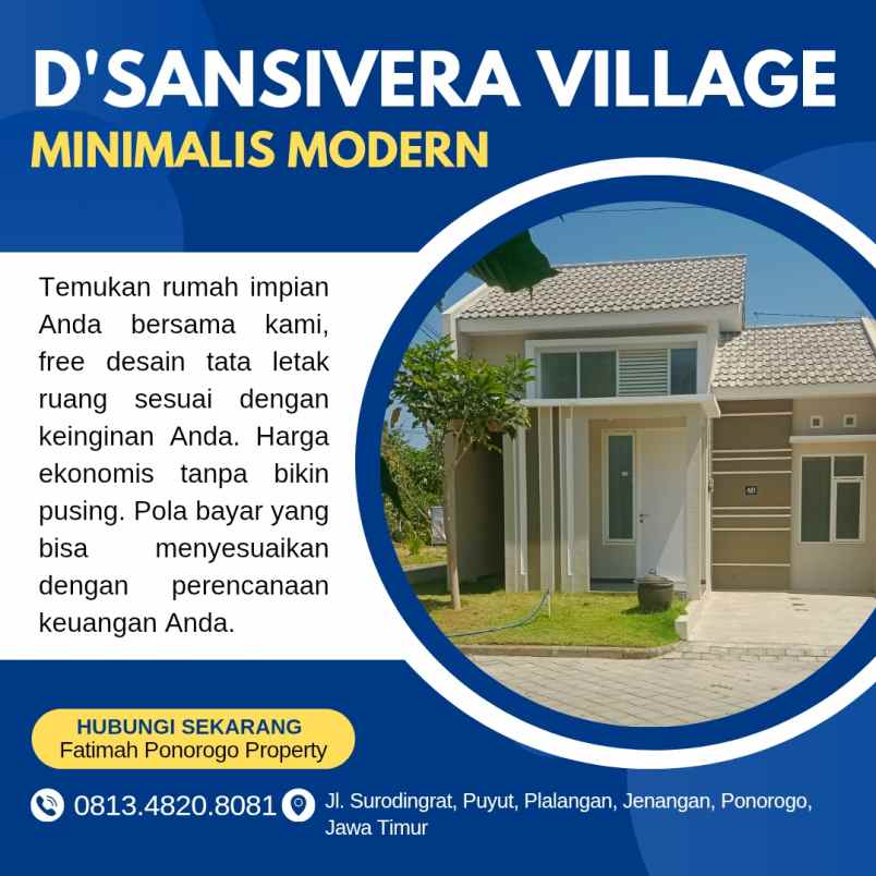 dijual rumah surodingrat puyut