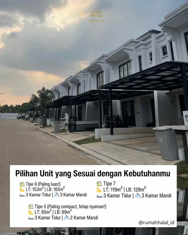 dijual rumah tapos depok jawa barat