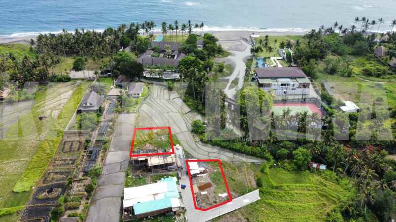 dijual tanah 373 m2 pantai cemagi view laut dan sawah