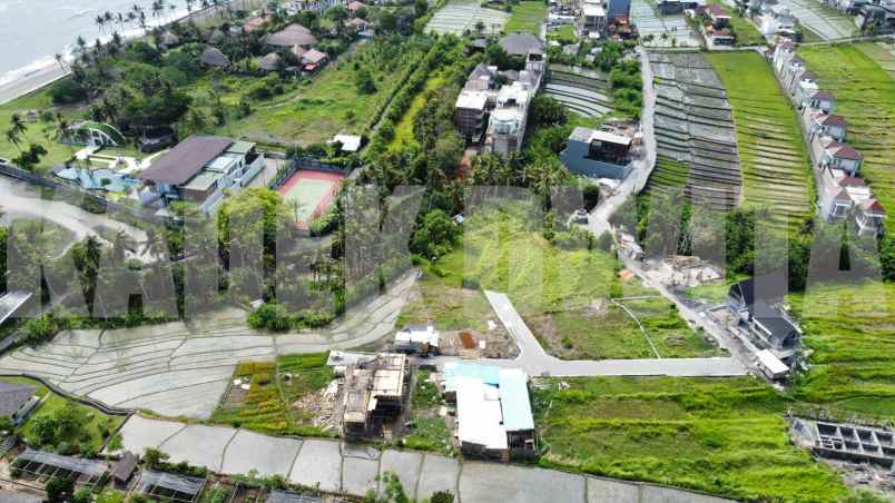 dijual tanah 373 m2 pantai cemagi view laut dan sawah