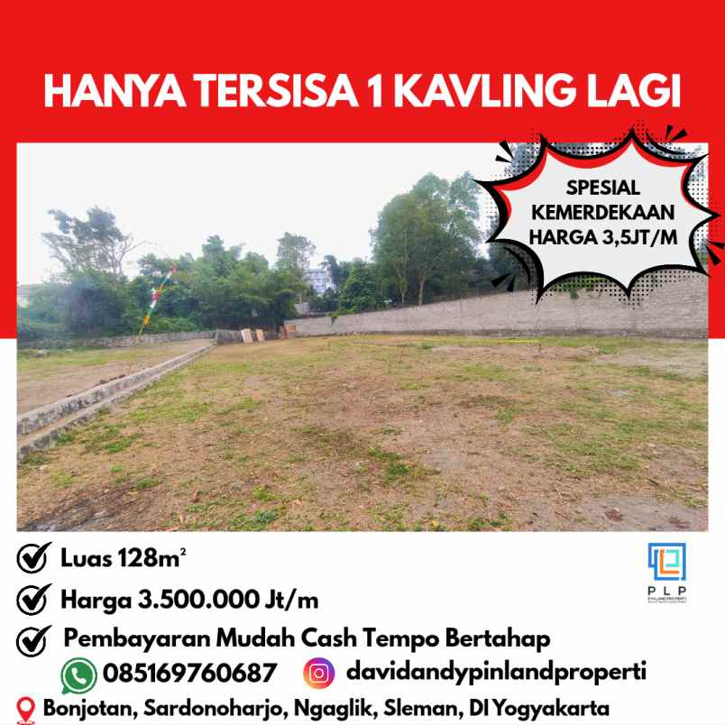 dijual tanah bonjotan sardono harjo