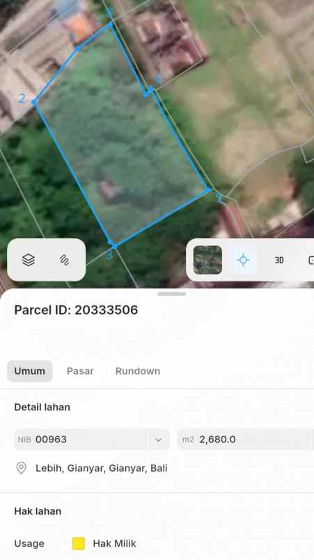 dijual tanah bypass ida bagus mantra