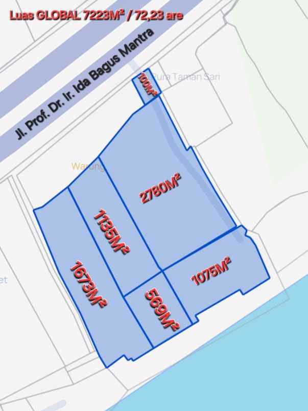 dijual tanah bypass ida bagus mantra