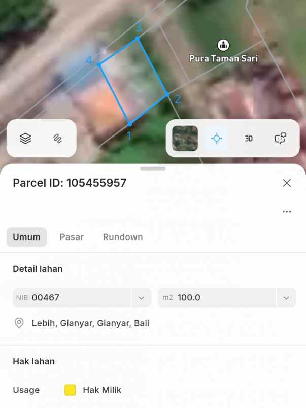 dijual tanah bypass ida bagus mantra