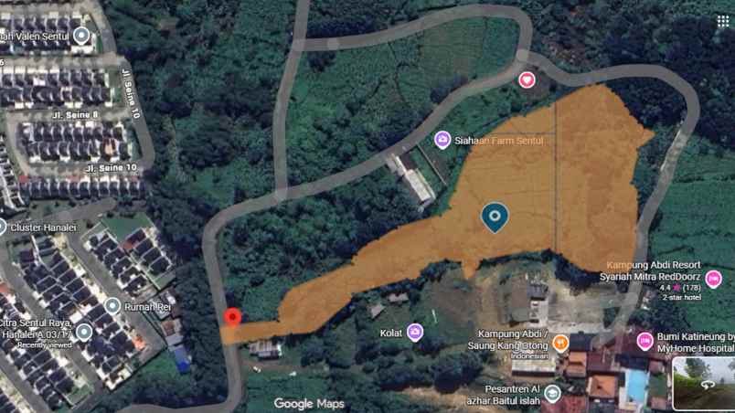 dijual tanah citeureup