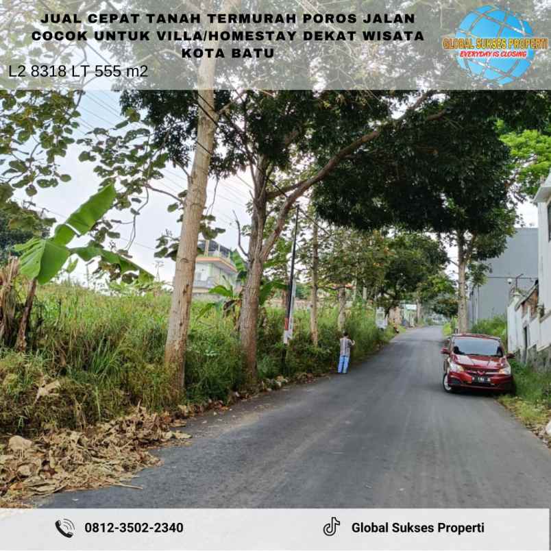 dijual tanah di jalan abdul gani atas