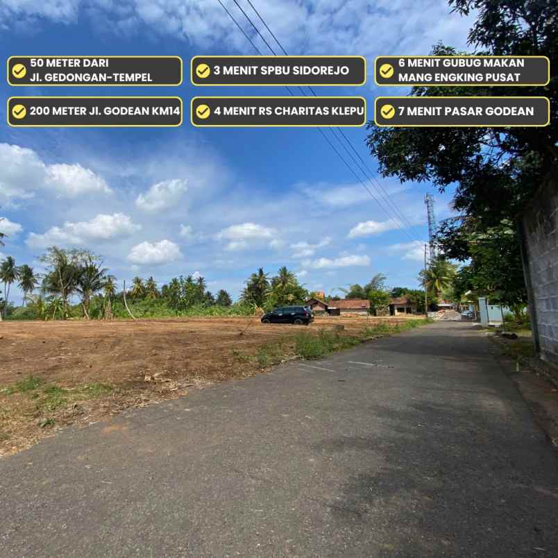dijual tanah gedongan sumberagung