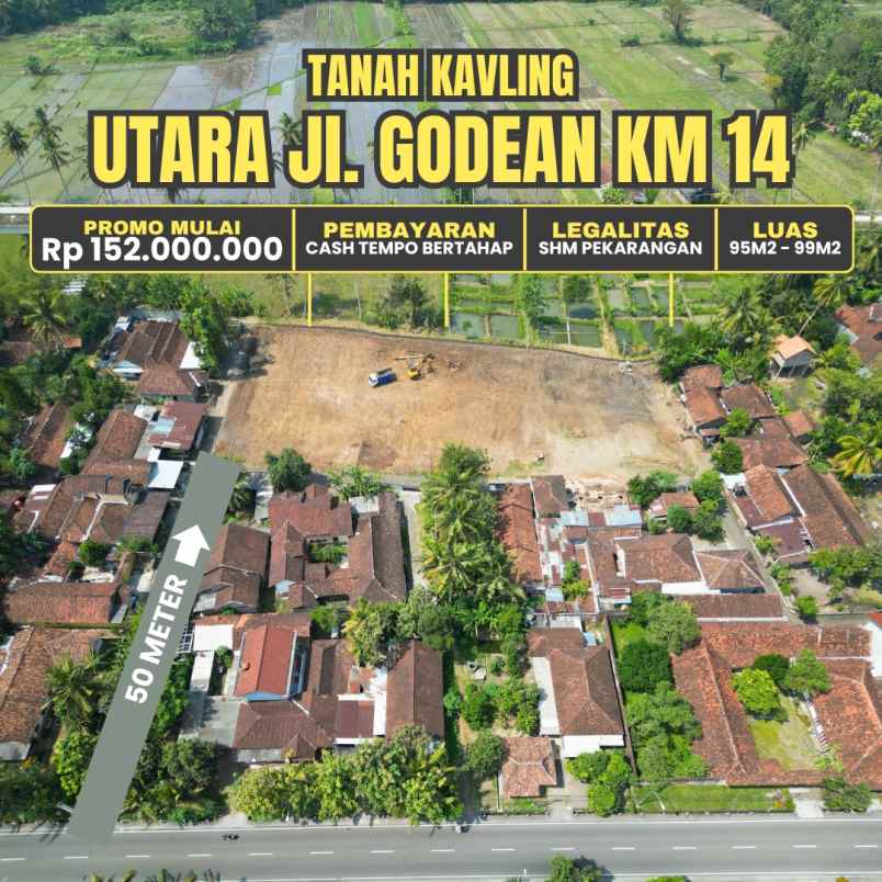 dijual tanah gedongan sumberagung