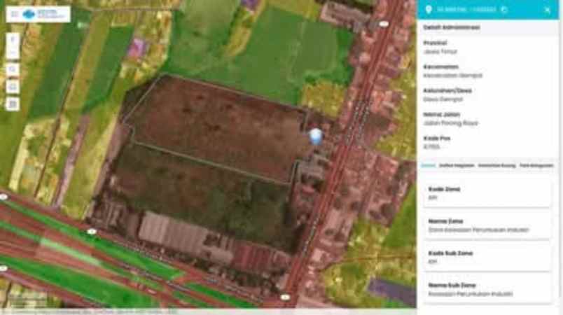 dijual tanah industri di gempol pasuruan