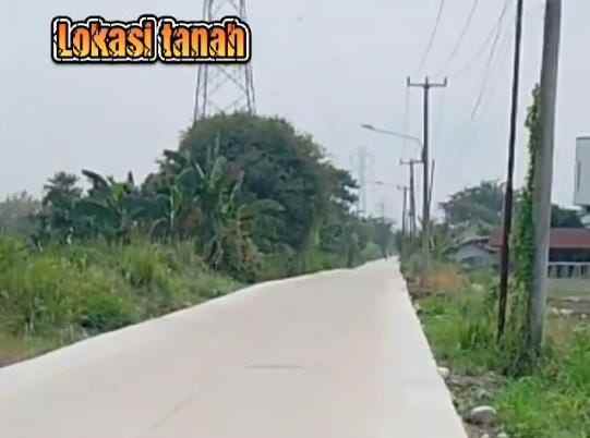 dijual tanah jalan raya kali cbl