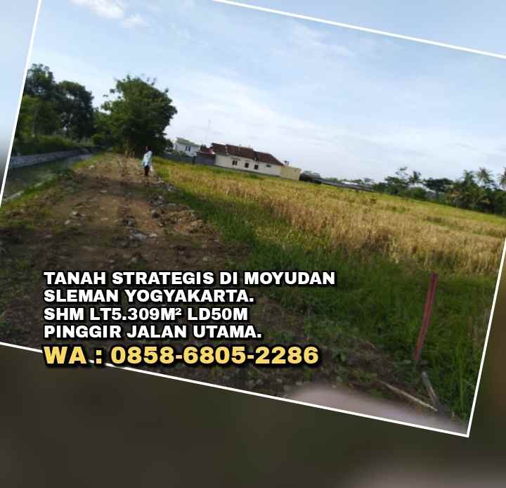 dijual tanah jalan tempel klangon