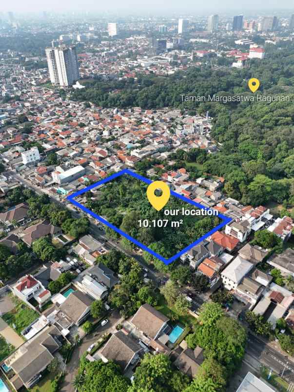 dijual tanah jl cilandak kko