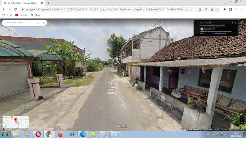 dijual tanah jl kalipakis tirtonirmolo