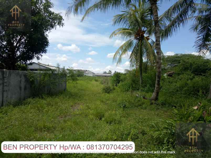 dijual tanah jl lintas sumatera natar