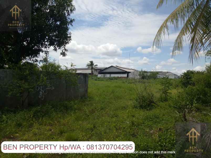 dijual tanah jl lintas sumatera natar