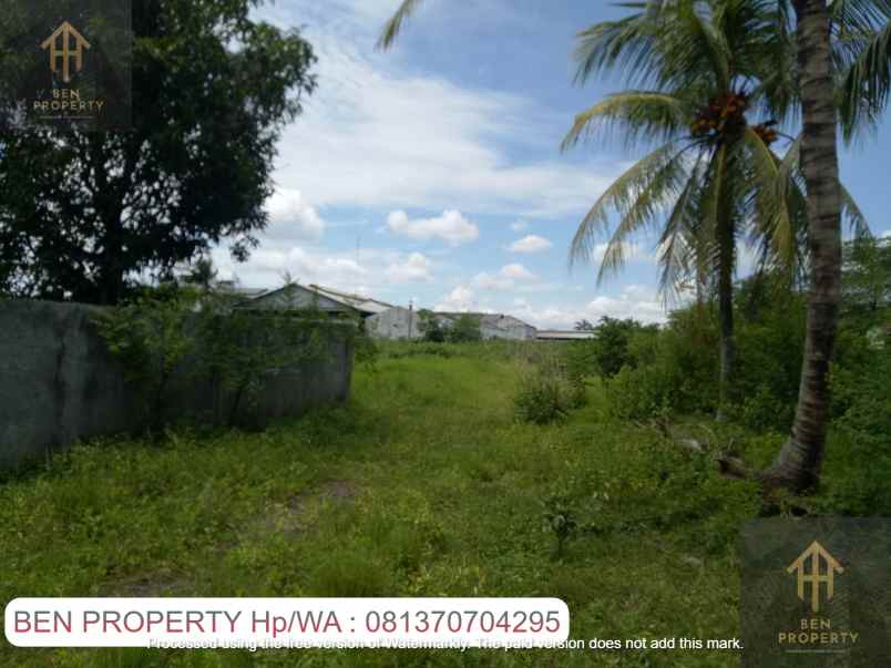 dijual tanah jl lintas sumatera natar