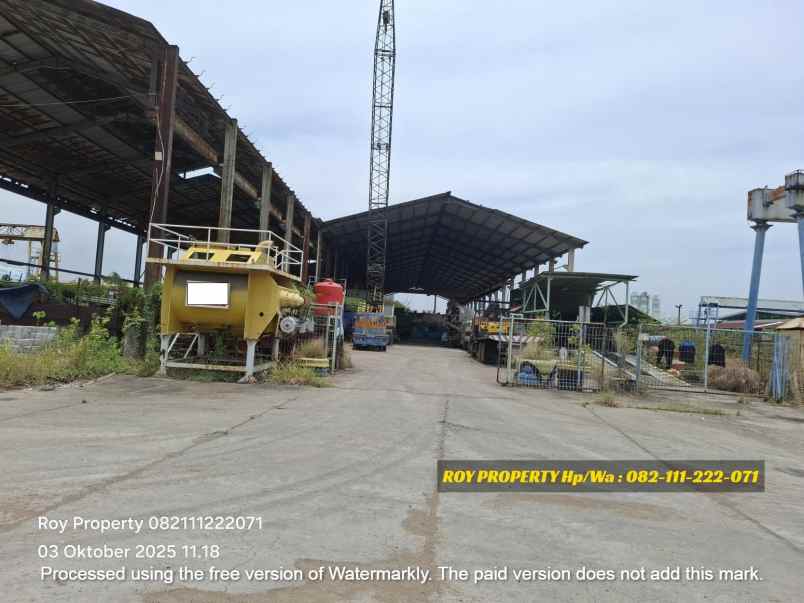 dijual tanah jl raya cakung cilincing