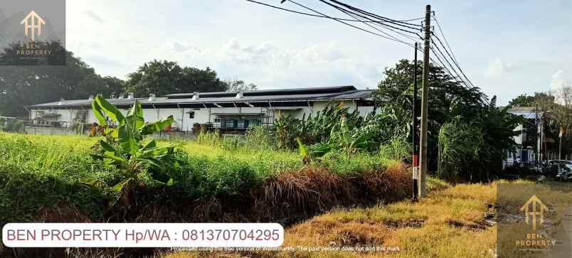 dijual tanah jl raya serang kawasan
