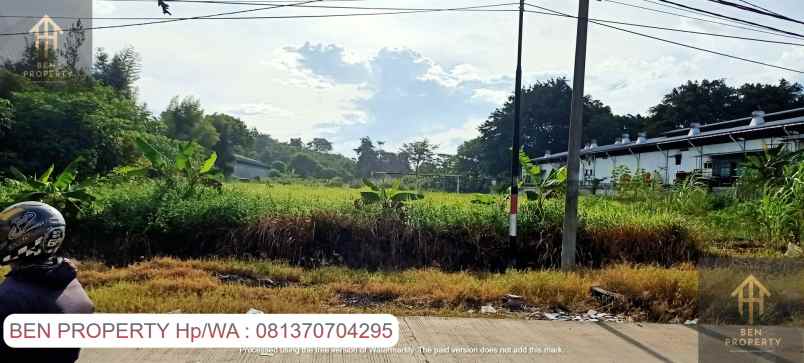 dijual tanah jl raya serang kawasan
