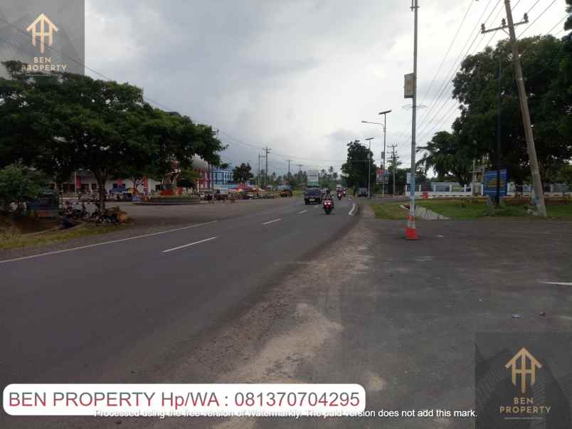 dijual tanah jl soekarno hatta kalianda