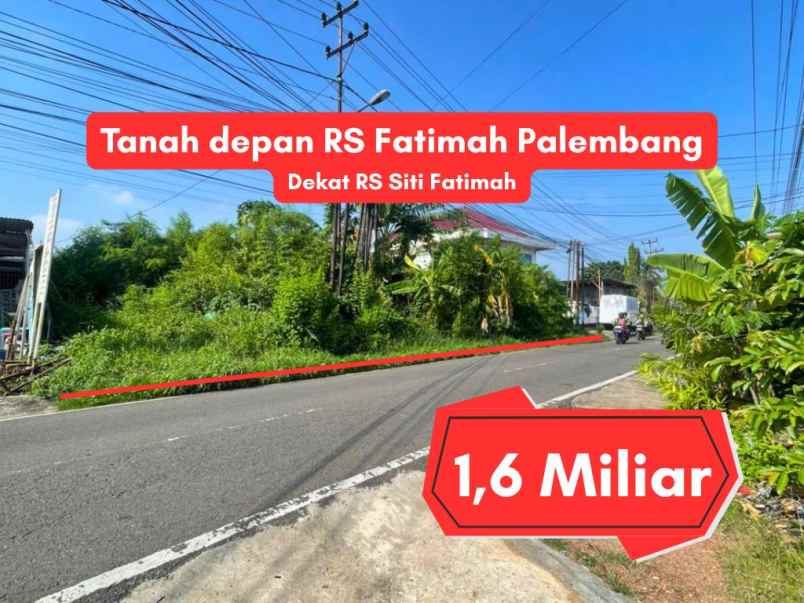 dijual tanah jl srijaya