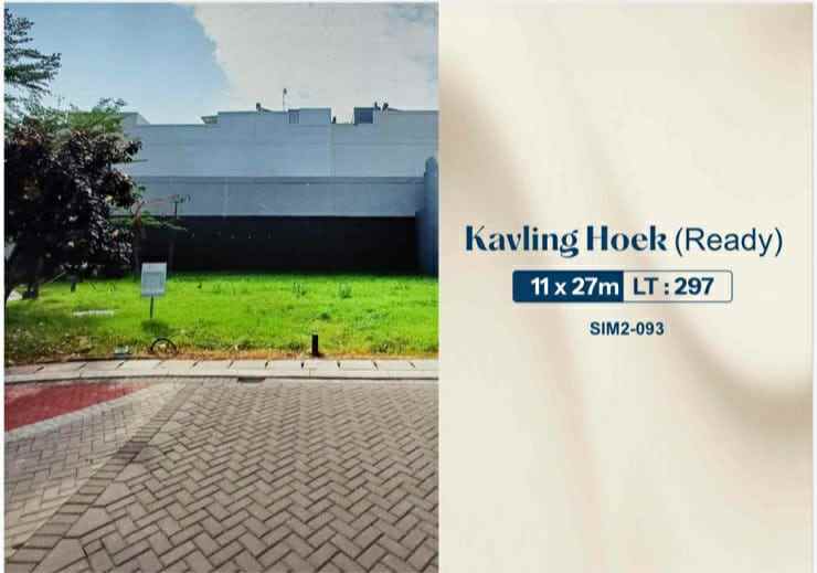 dijual tanah simprug pik2