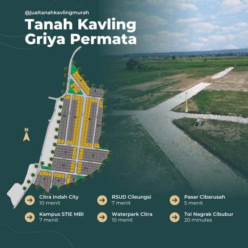 dijual tanah sukamanah