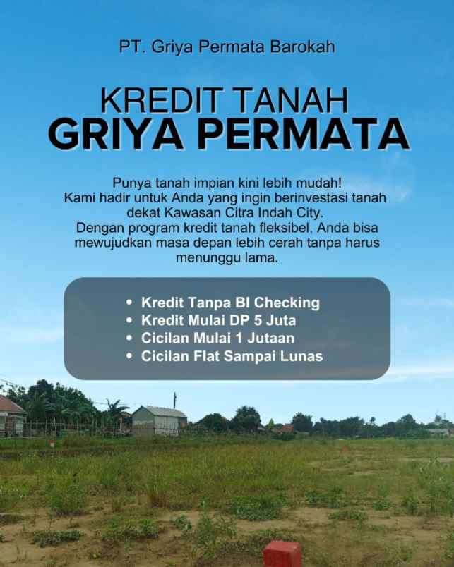 dijual tanah sukamanah