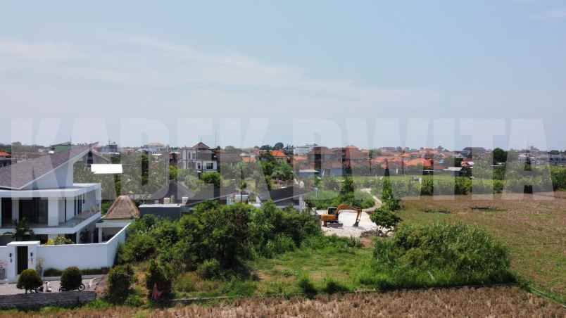 dijual tanah view sawah amanlane sunset road seminyak