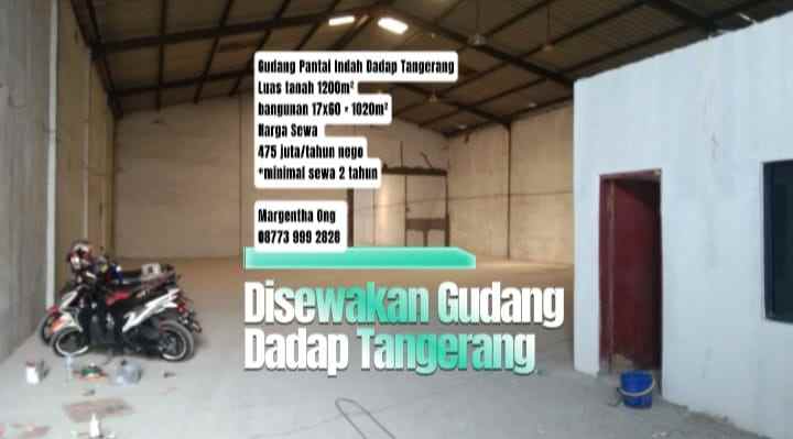 disewakan ruko gudang kantor gudang pantai indah dadap