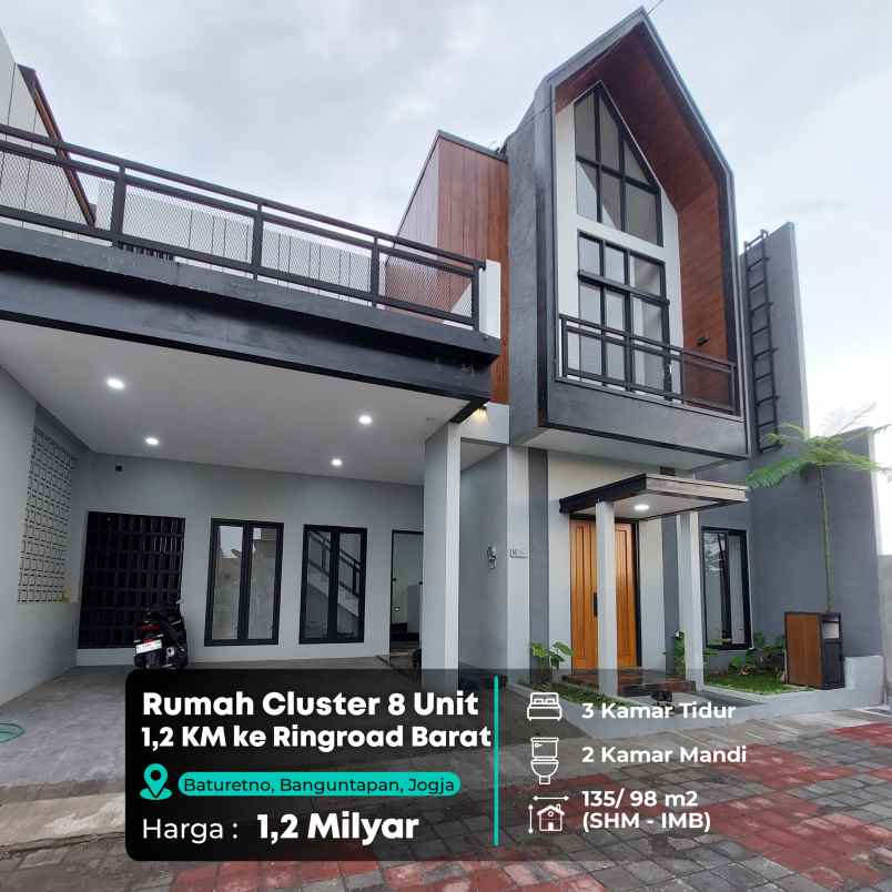 hanya 8 unit cluster eksklusif di barat ringroad jogja