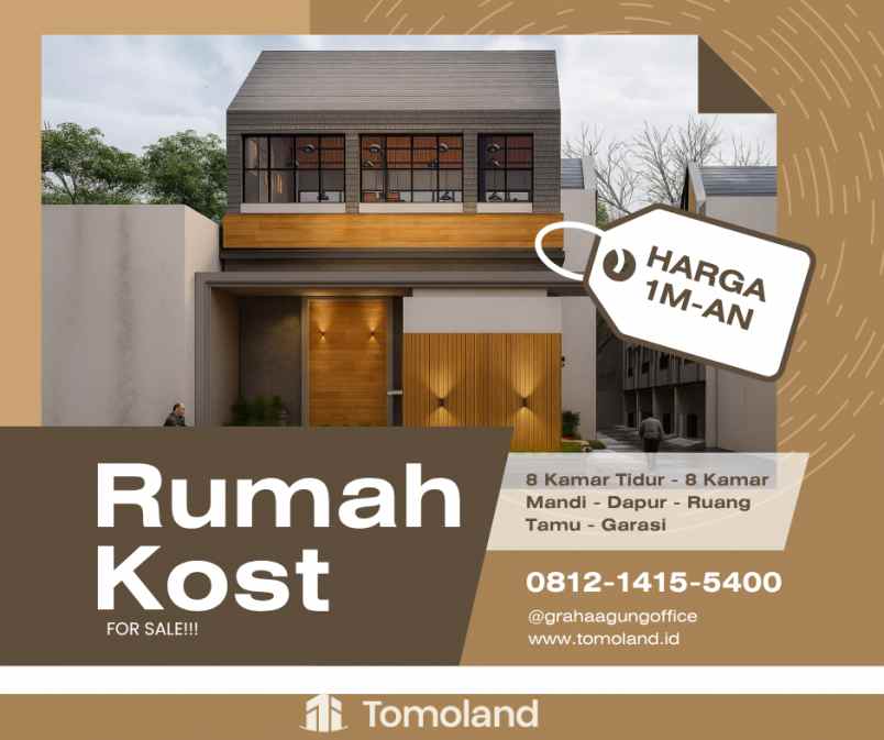 hub jual rumah kost malang dekat tempat wisata untuk i