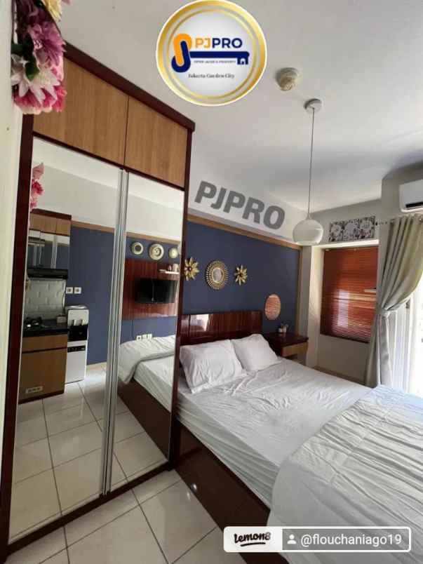 jual butuh cepat apart springlake sumber furnish