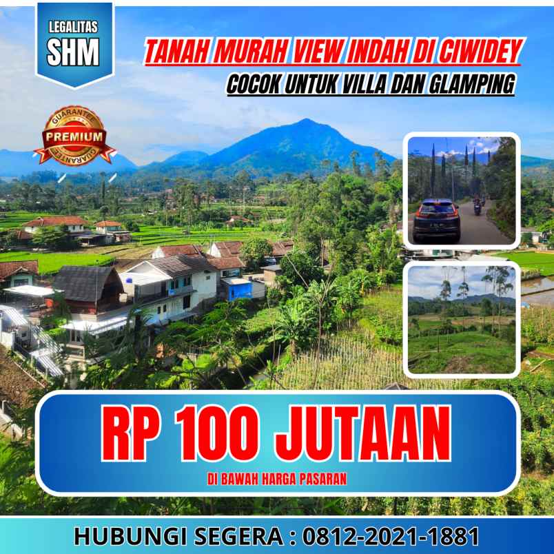 jual tanah murah di ciwidey