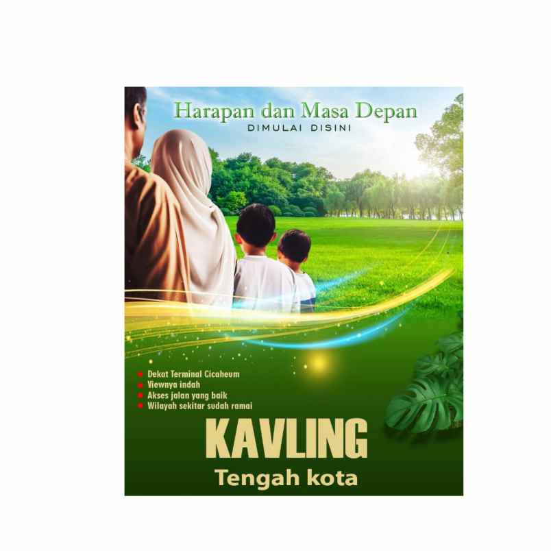 kavling 1 juta an tengah kota bandung