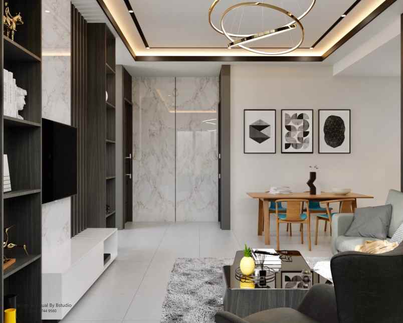 rumah 2 lantai modern di pekanbaru