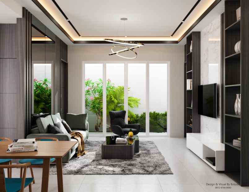 rumah 2 lantai modern di pekanbaru