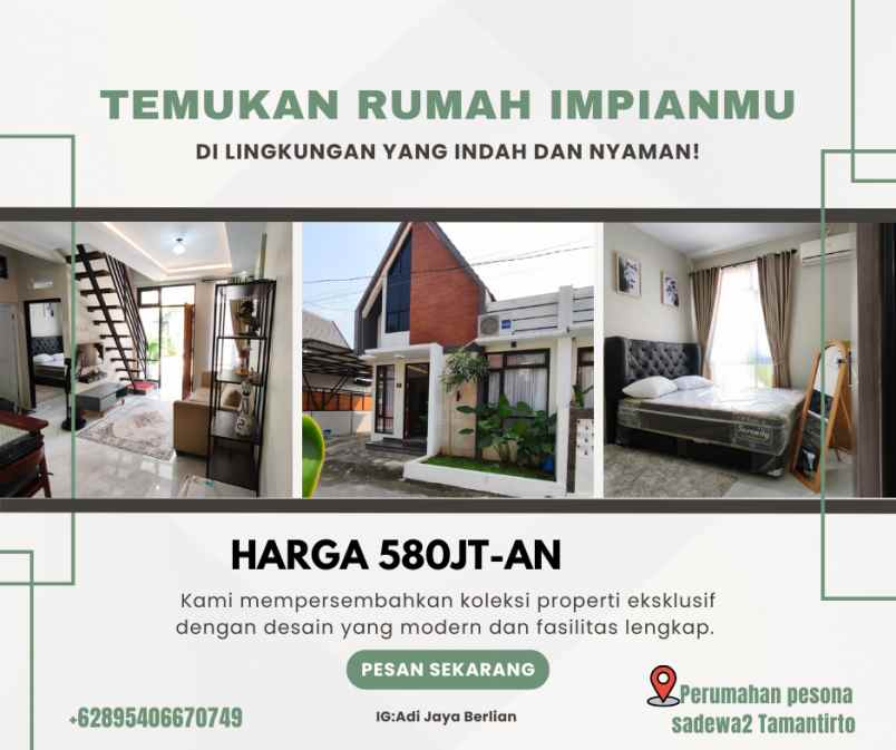 rumah cantik dekat umy ringroad lokasi kasihan
