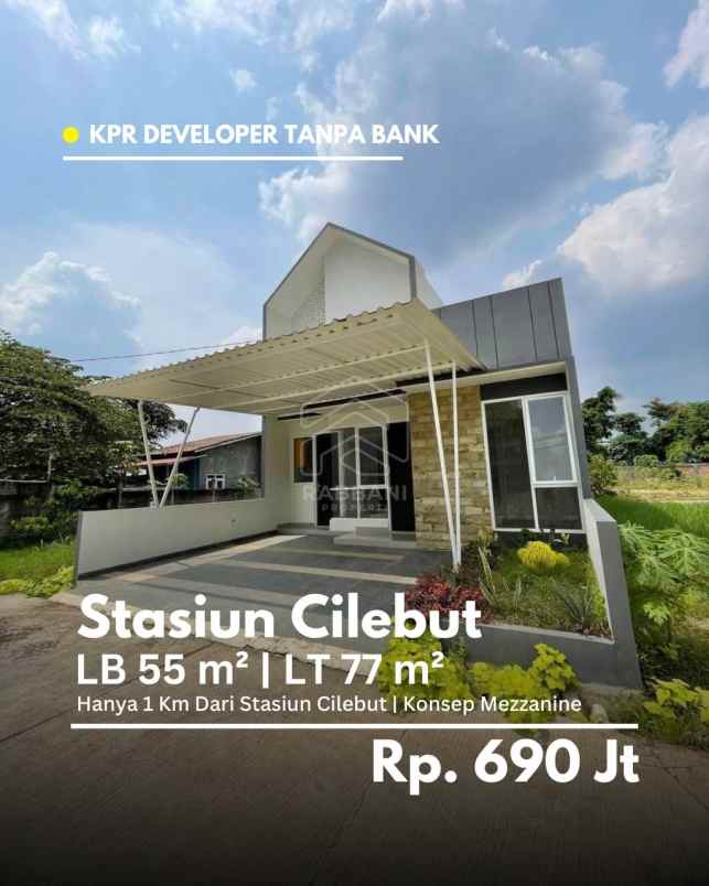 rumah cantik murah dekat stasiun cilebut bogor