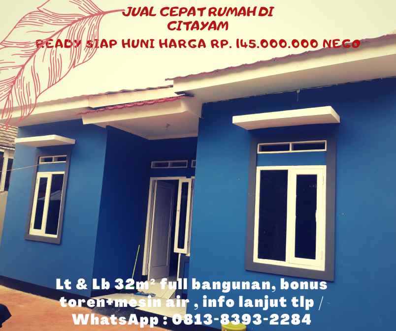 rumah citayam pabuaran gg merdeka