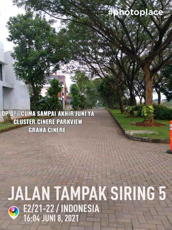 rumah graha cinere jl tampak