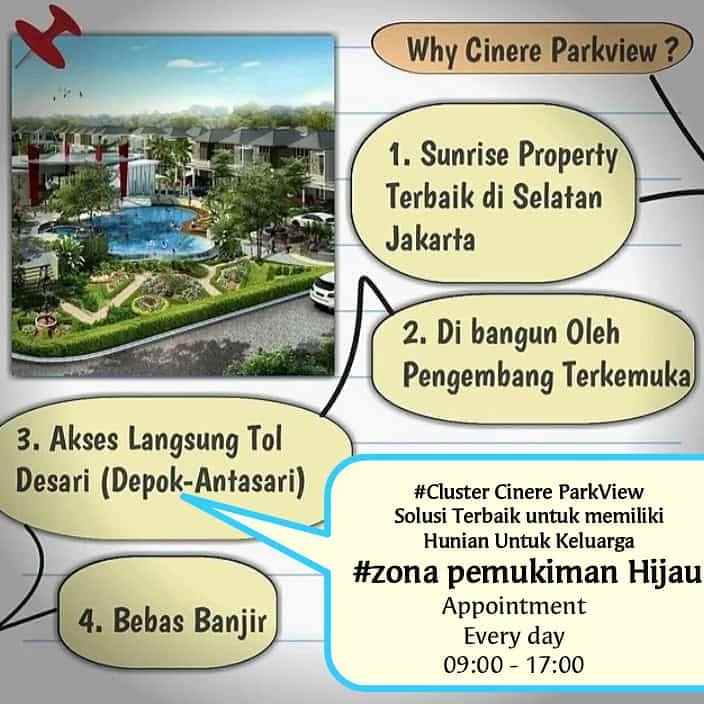 rumah graha cinere jl tampak