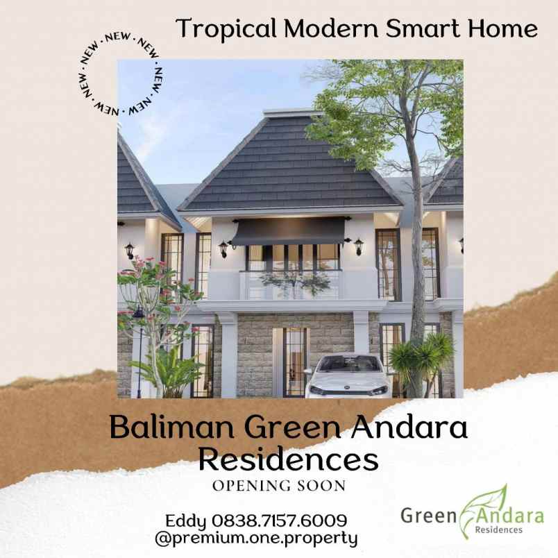 rumah jl andara pangkalan jati baru