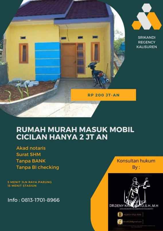 rumah kalisuren bogor jawa barat