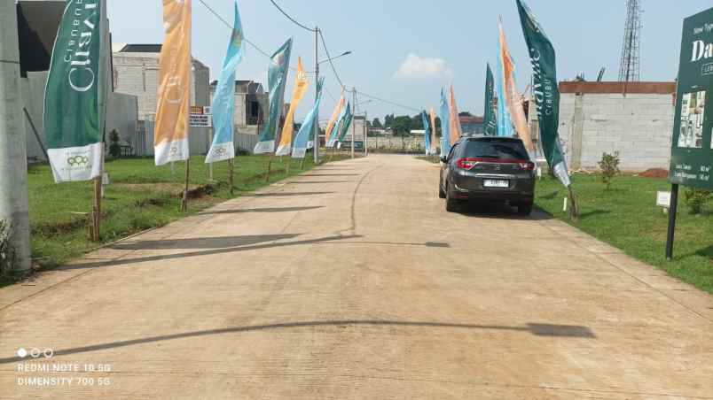 rumah modern dalam cluster besar di cileungsi bogor