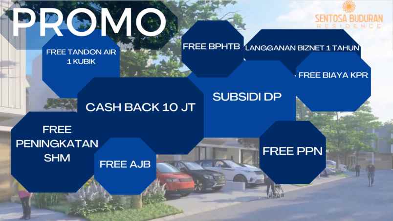 rumah modern fasilitas lengkap sentosa buduran